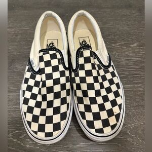 Vans Black and White Checkered Shoes